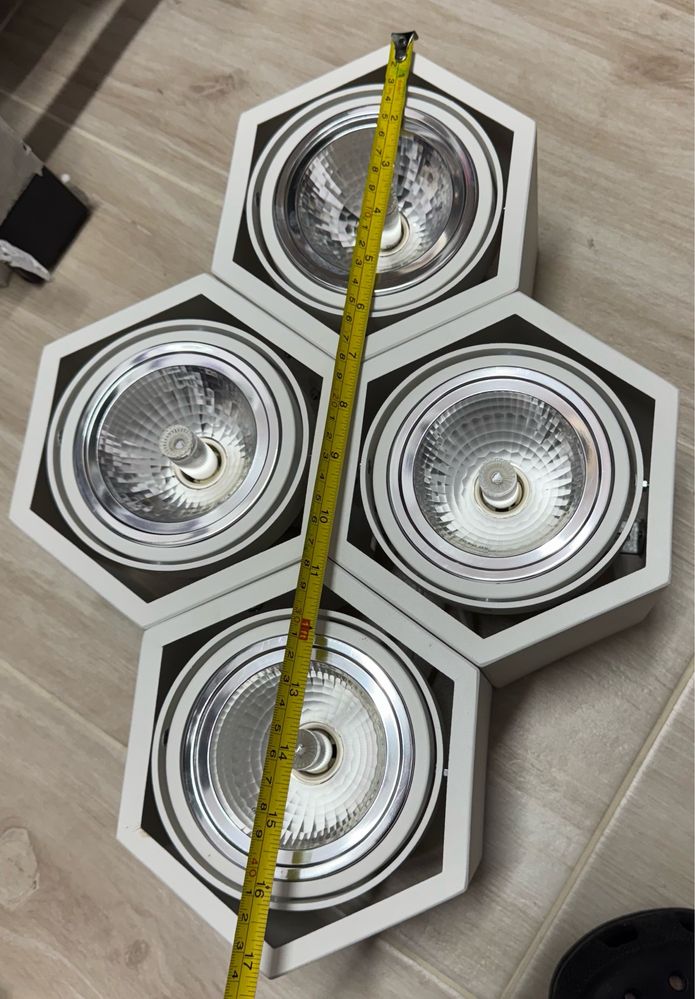 Plafon / lampa / żyrandol z żarówkami Espresso 1605 biały