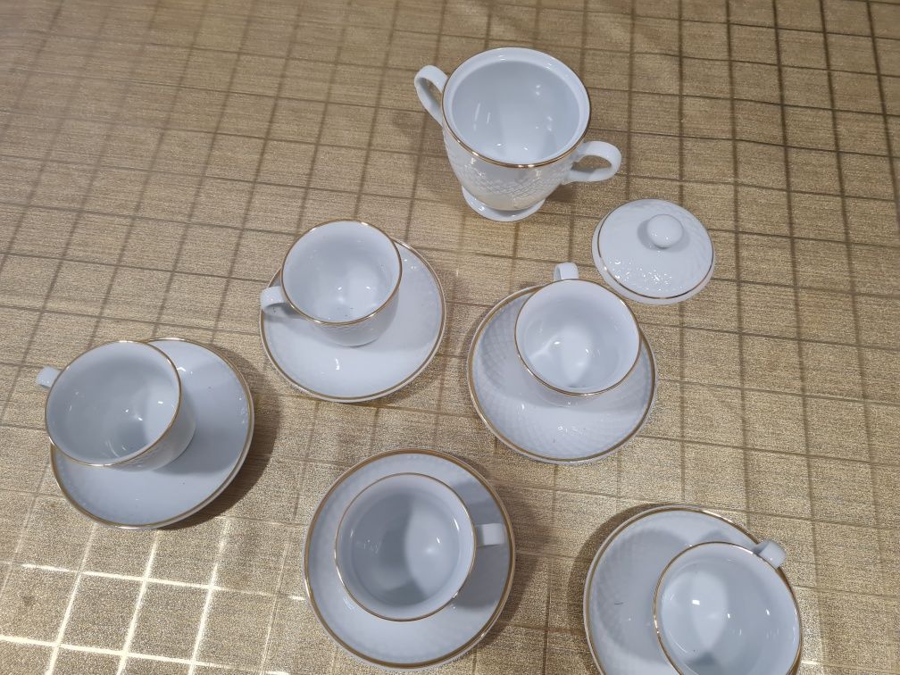 Serviço de café de 6 peças
