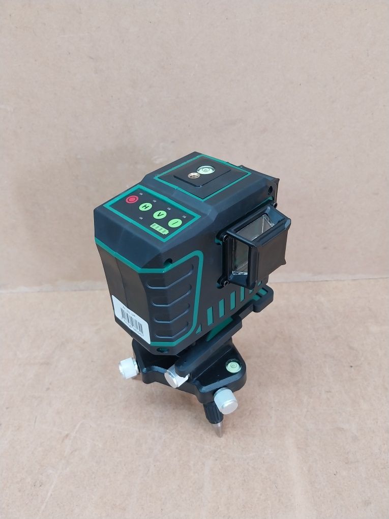 Stroxx 3D Green Laser Płaszczyznowy Krzyżowy Poziomica Laserowa 3x360°