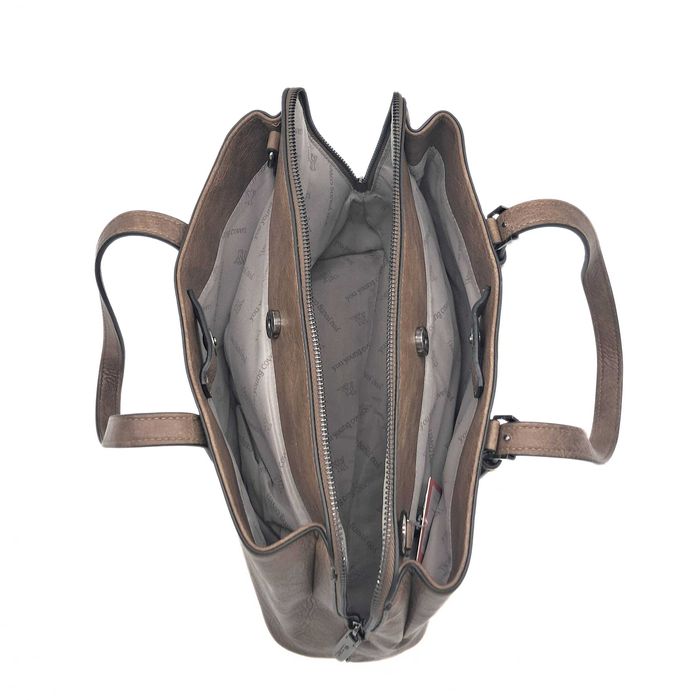 Brązowy kuferek YYcoveri torebka soil