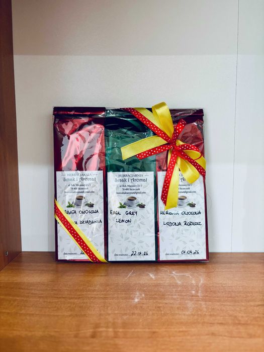 Herbaciany zestaw prezentowy zakończenie roku dla nauczyciela