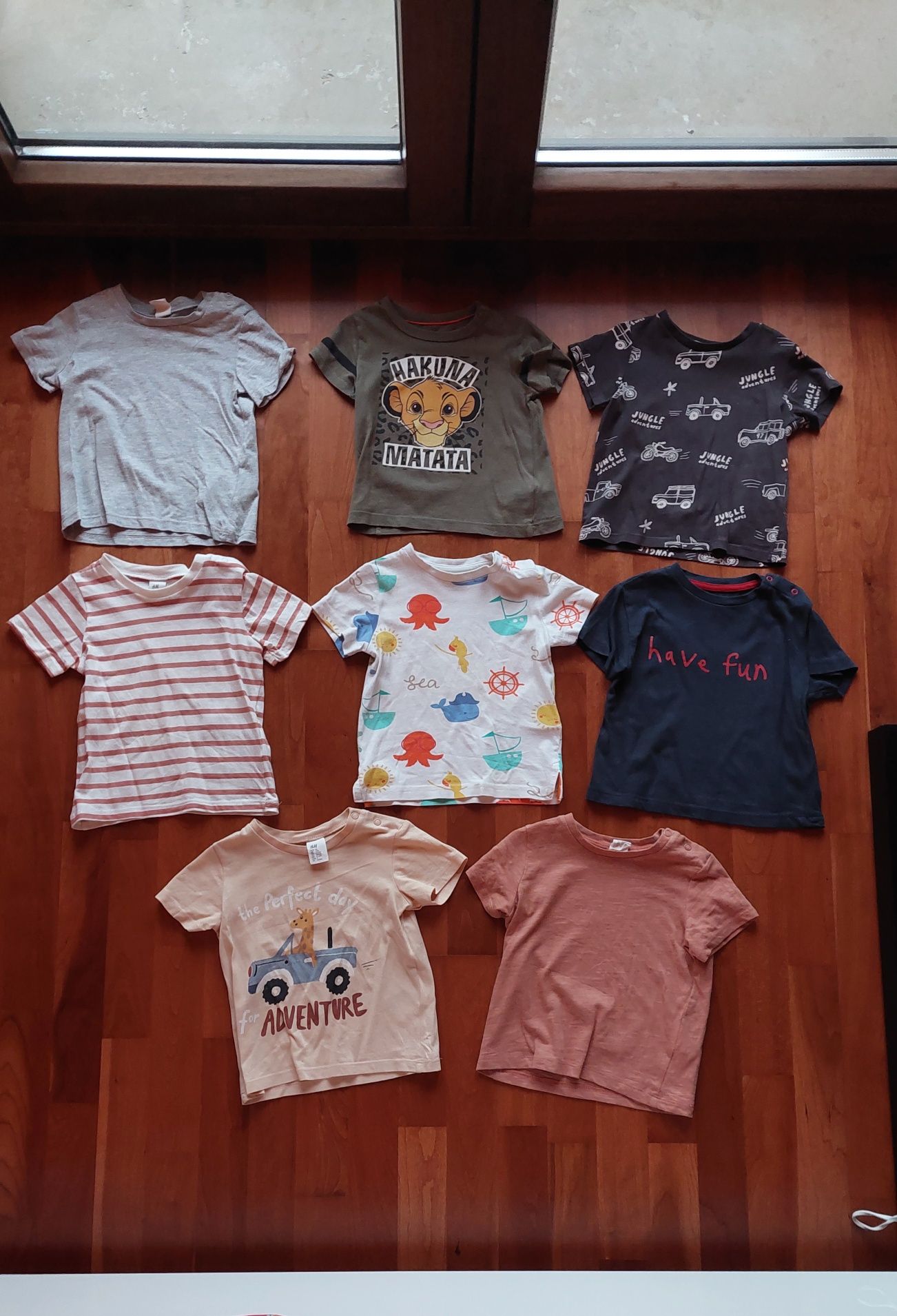 Pack 8 Tshits criança 80cms (9-12meses)