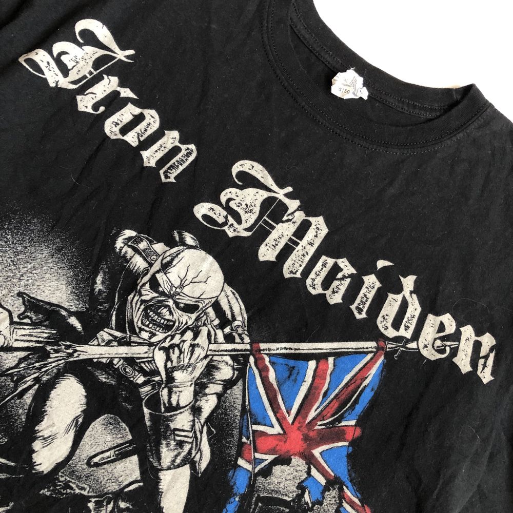 Футболка Vintage Iron Maiden The Trooper 2011 T-shirt Метал Група Мерч