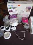 Laktator elektryczny Philips Avent +6sztuk torebek na pokarm + osłonki
