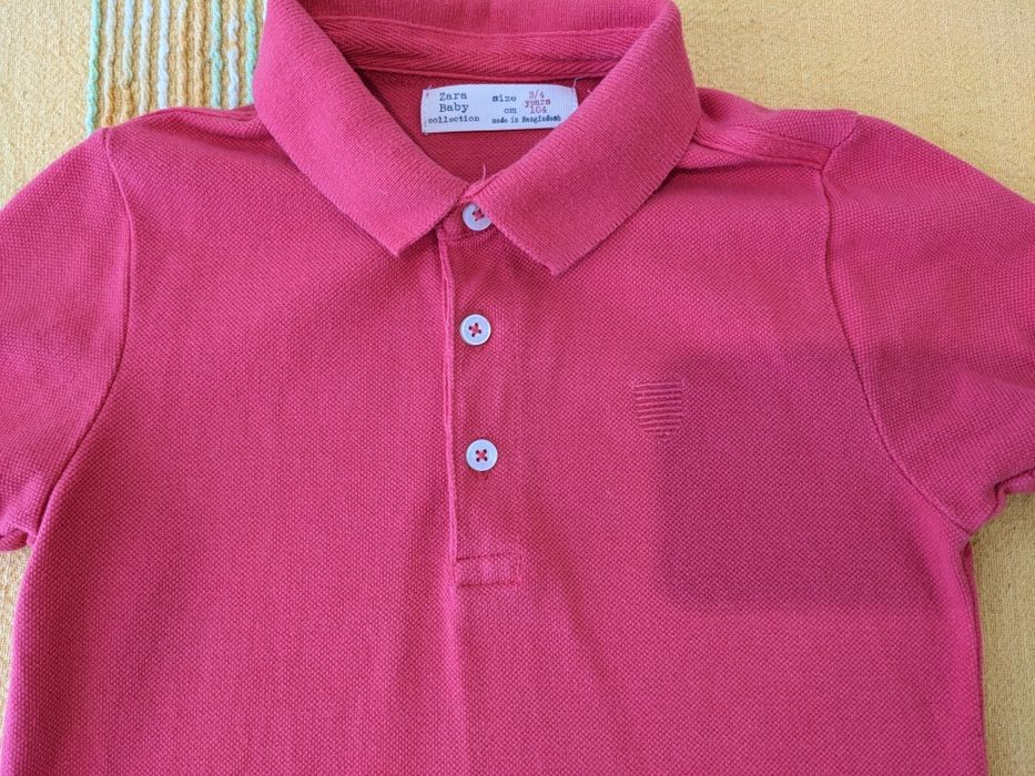 Polo em piqué para menino