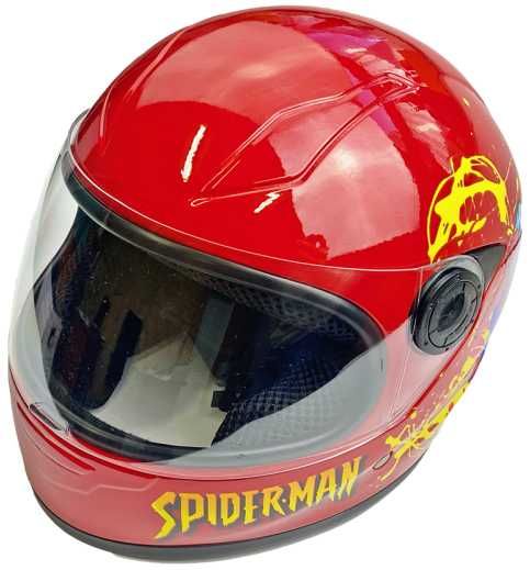 MINI KASK Zamknięty Cross Quad Spiderman DLA DZIECKA dzieci DZIECIĘCY