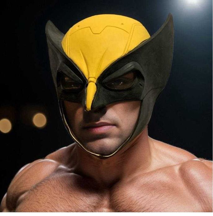 латексна маска латекс резинова росомаха X-men