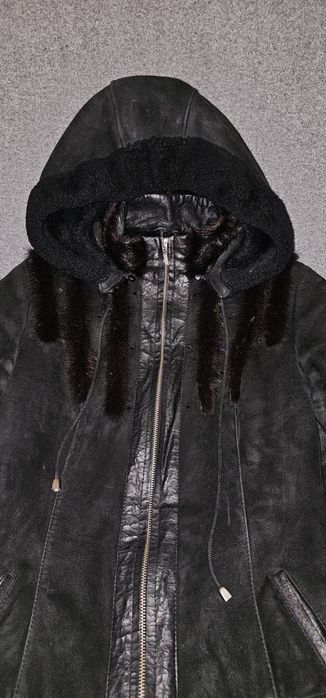 Продам натуральную дубленку с норкой