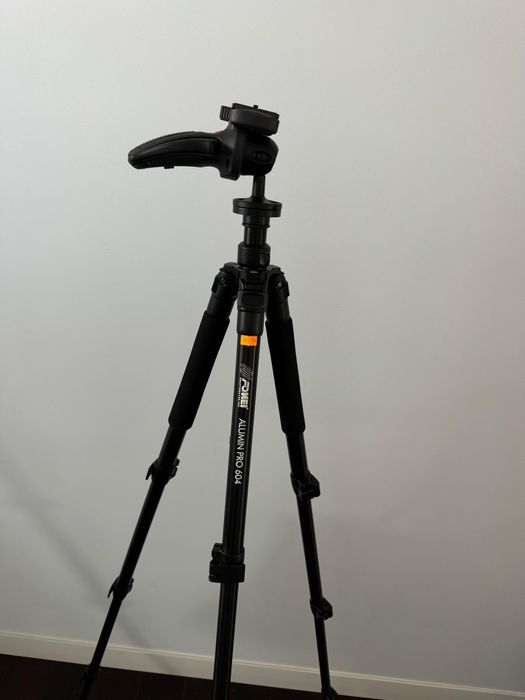 2w1 Statyw tripod fotograficzny FOMEI z głowicą MANFROTTO 324RC2