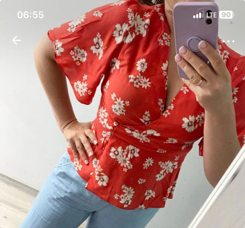 Zestaw bluzek top letnie h&m primark bawelna bohi M