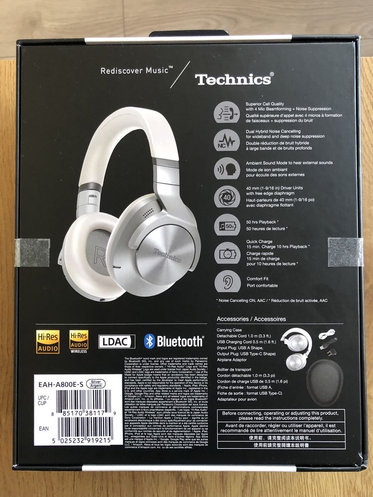 Technics A800 słuchawki bezprzewodowe