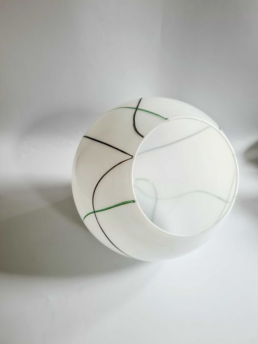 Klosz do lampy new look lata 50 PRL, malowany