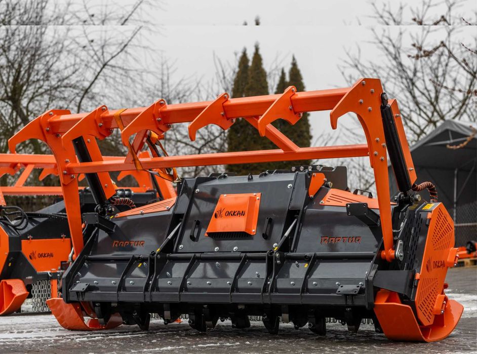Mulczer leśny ORKAN R4 RAPTOR wgłębny, frez stały ząb ML 200