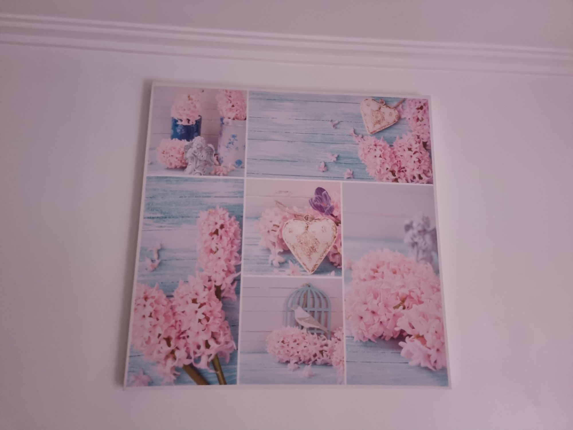 Quadro azul e rosa