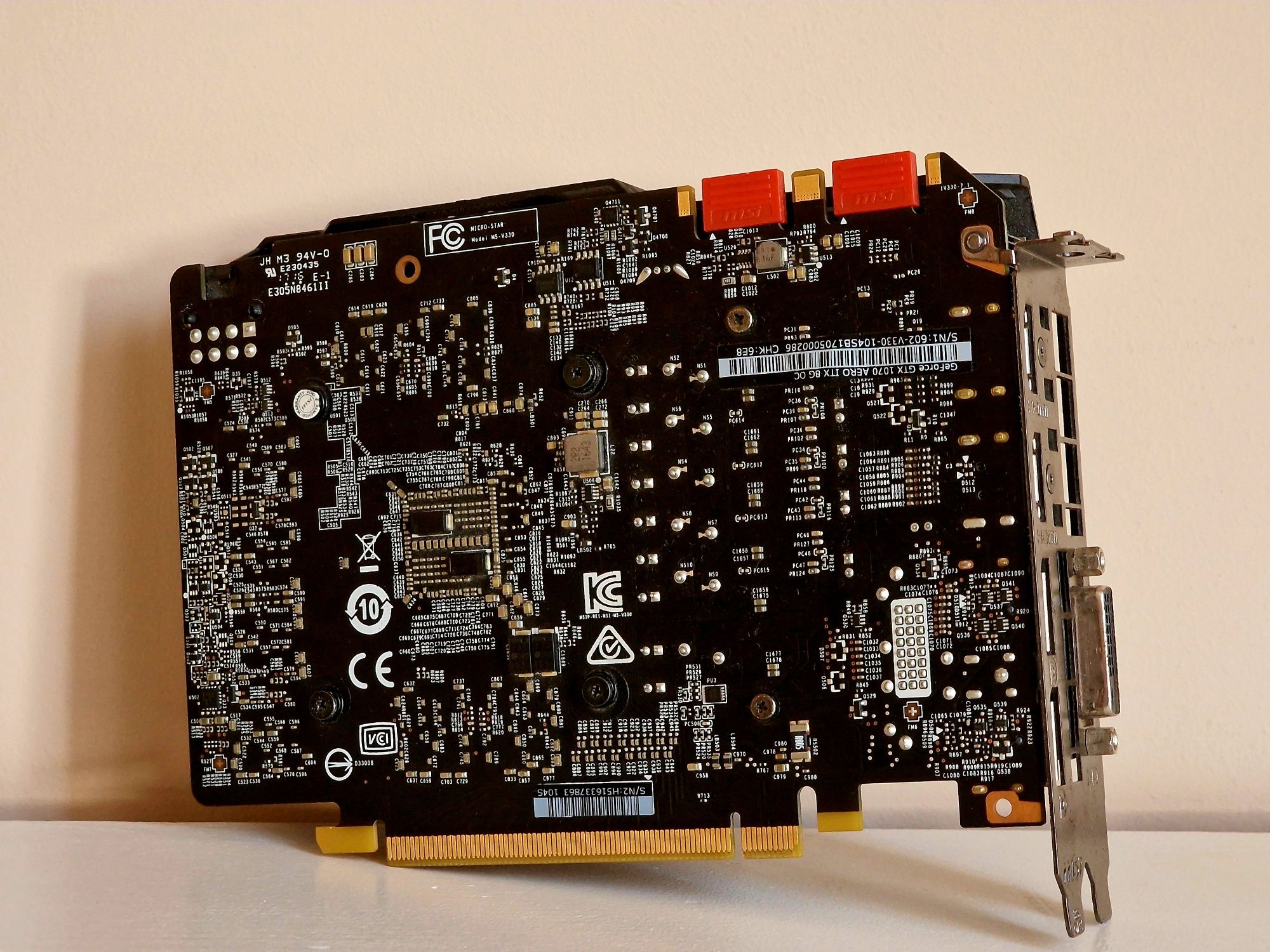 !SUPER! karta graficzna MSI GeForce GTX 1070 AERO ITX 8GB OC !OKAZJA!