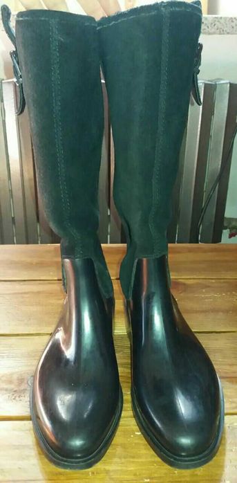 Резиновые сапоги женские черные утепленные inblu 38 размер