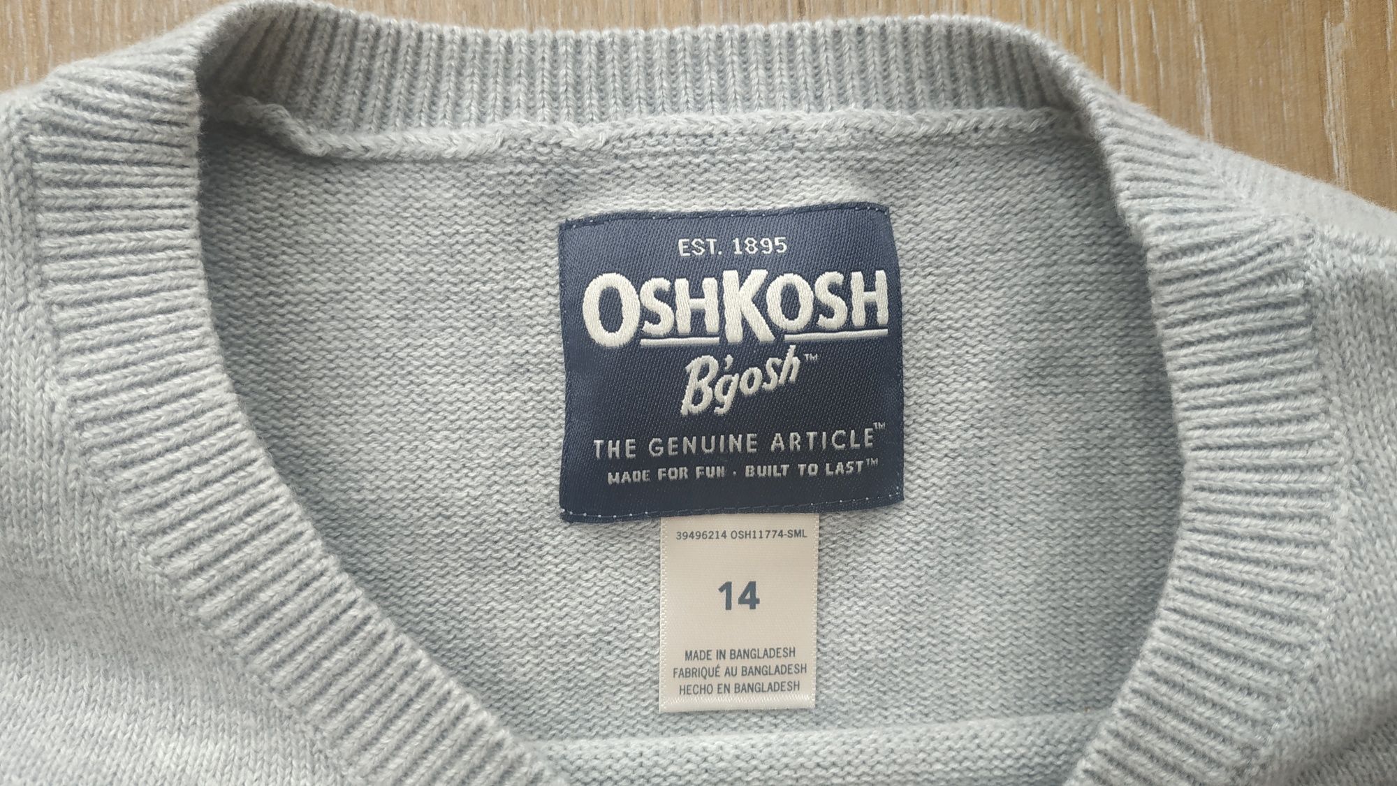 Дитячий джемпер Oshkosh