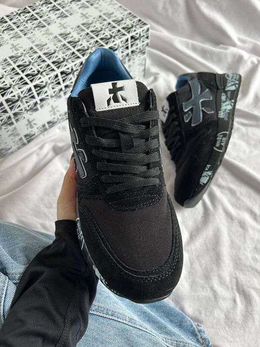 41-45 р кросівки Premiata Mick Black Blue