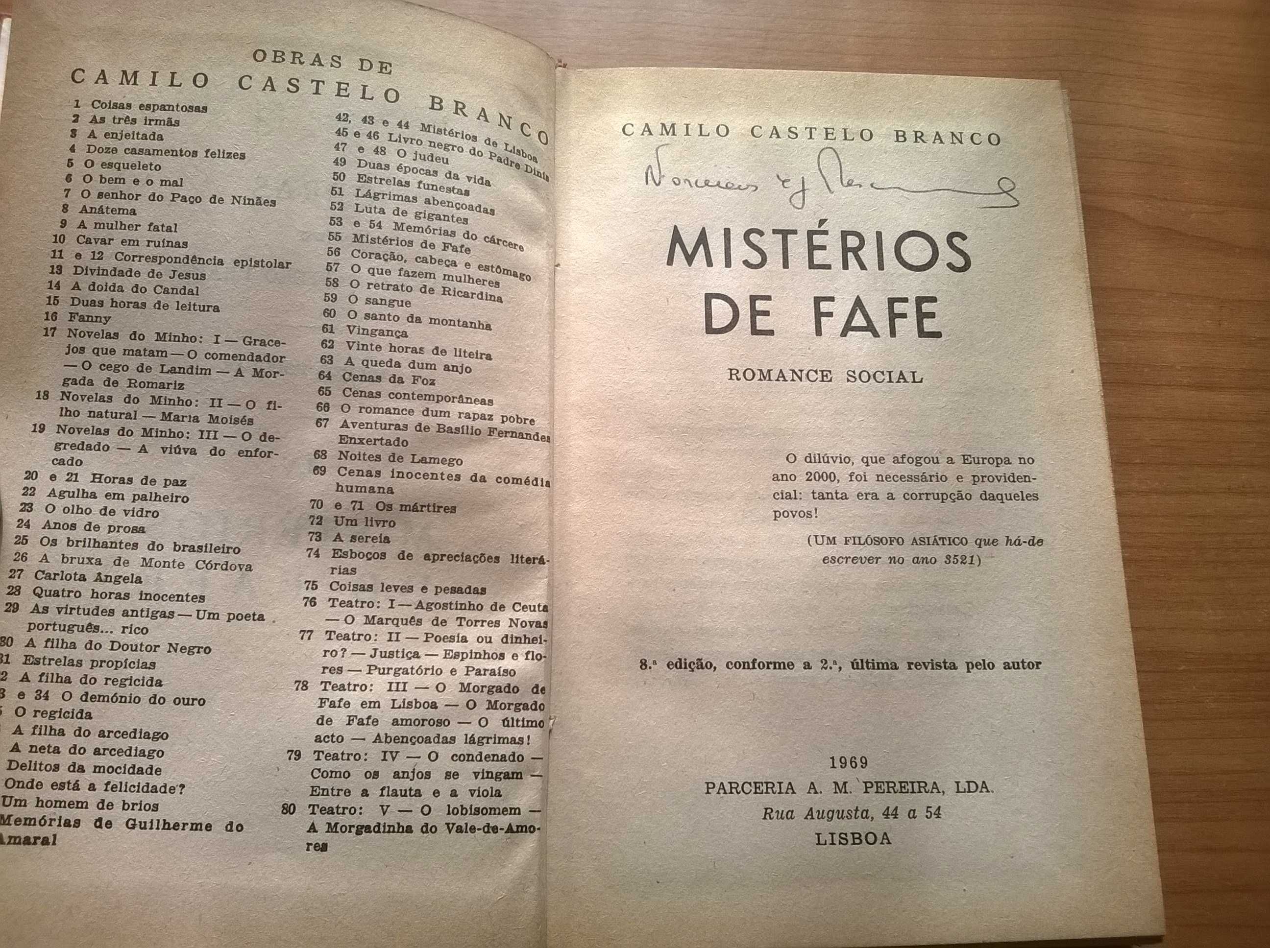 Mistérios de Fafe - Camilo Castelo Branco