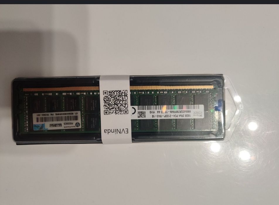 Sprzedam nową pamięć RAM ddr4 typu RDIMM na 16 GB