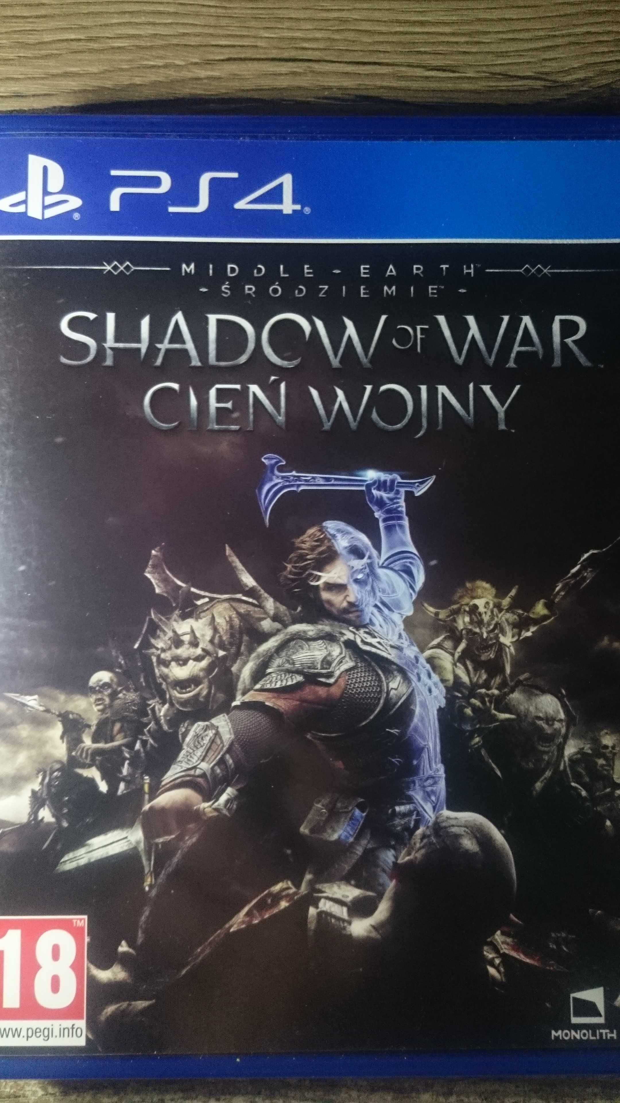 Cień Wojny Shadow of War PS4 Playstation 4 God of War Wiedźmin