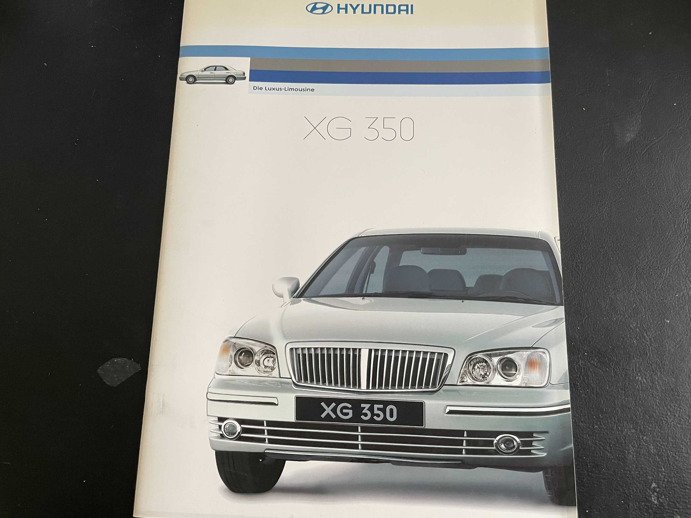 Katalog prospekt Hyundai XG 350 26 stron 2003 r.