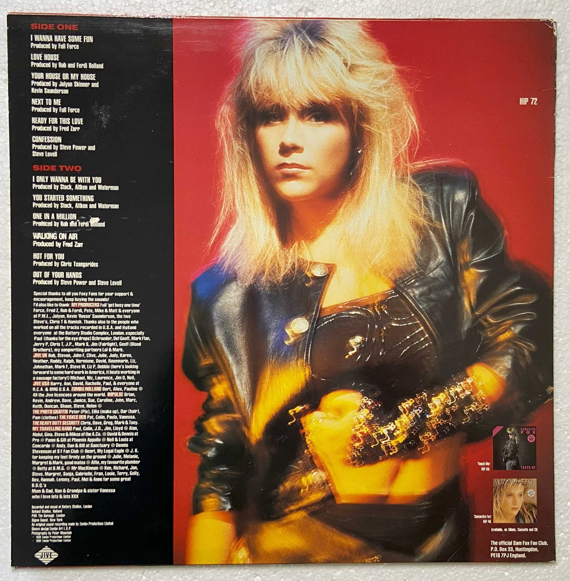 Samantha Fox – I Wanna Have Some Fun