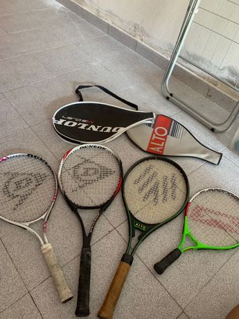 Conjuto de raquetes de tenis
