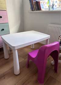 Детский стол Ikea mammut и стульчик