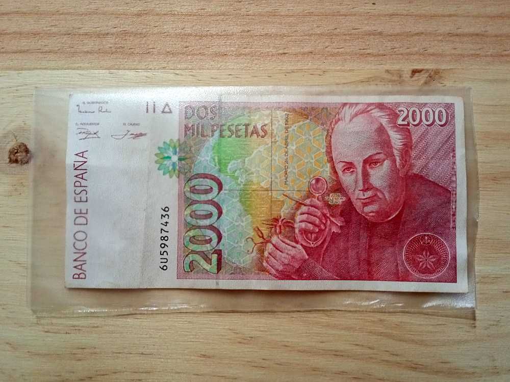 Nota 2000 Pesetas - Espanha