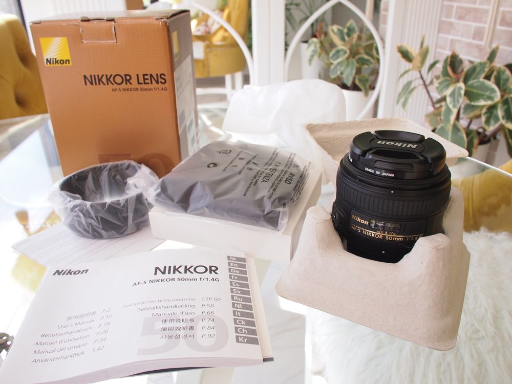 Новий Nikon nikkor afs 50 mm 1.4