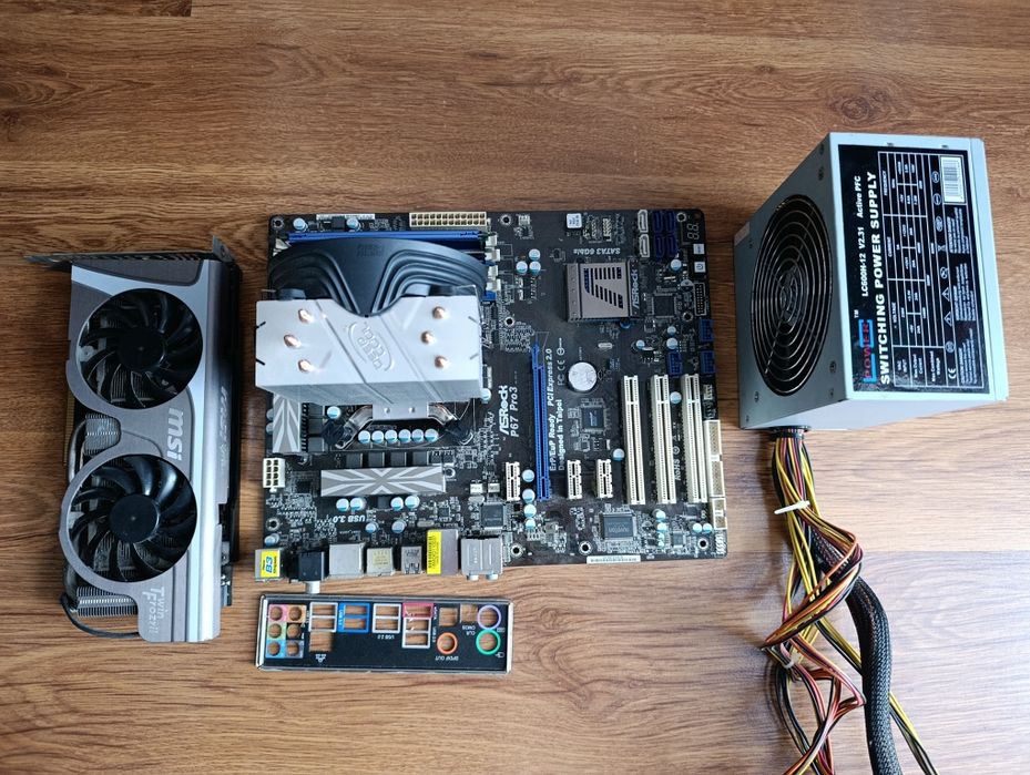 Płyta P67 pro3, intel 2500k, 8Gb RAM, Geforce 560Ti 1GB