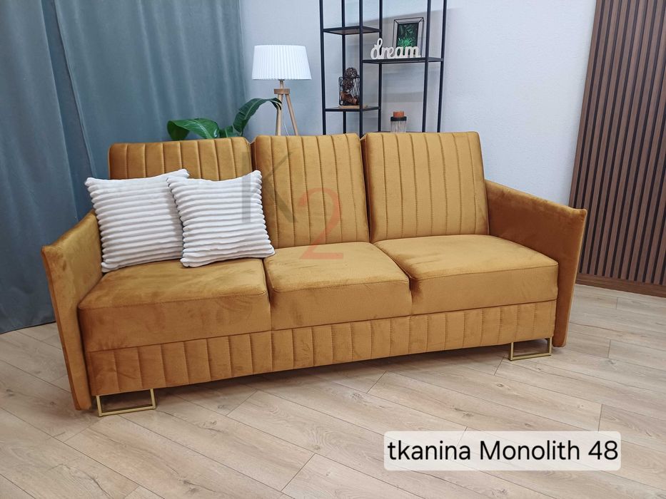 Wersalka KRIS Nowoczesna Sofa Kanapa Rozkładana Łózko Bonell +GRATIS