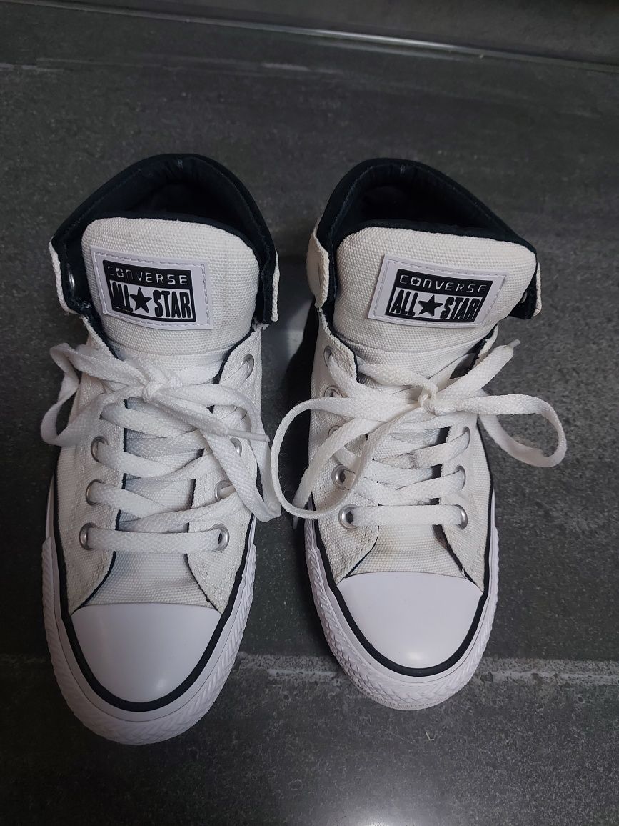 Converse Chuck Taylor High Street Unisex | Biały/Czarny/Biały (155469C
