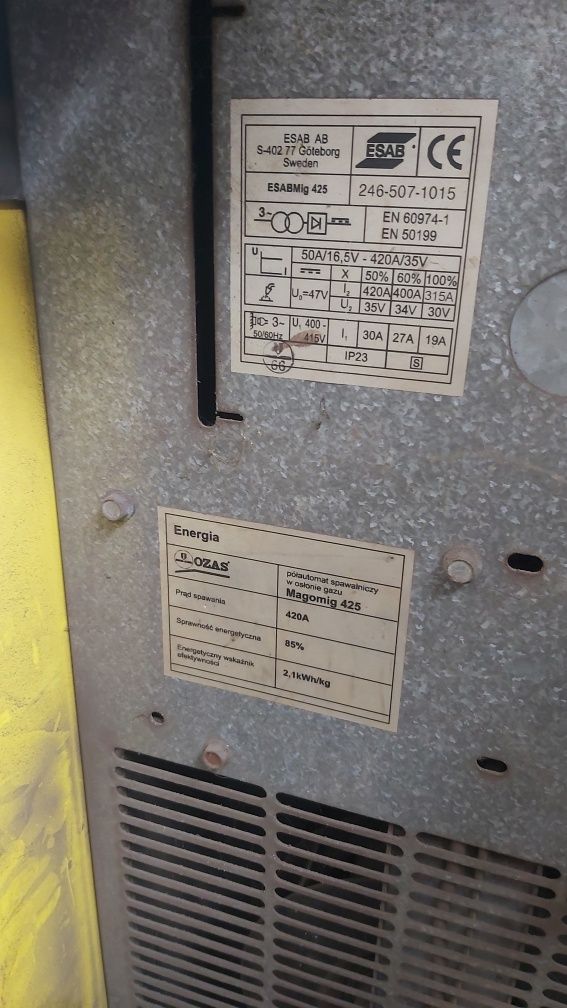 Półautomat OZAS MAGOMIG 425