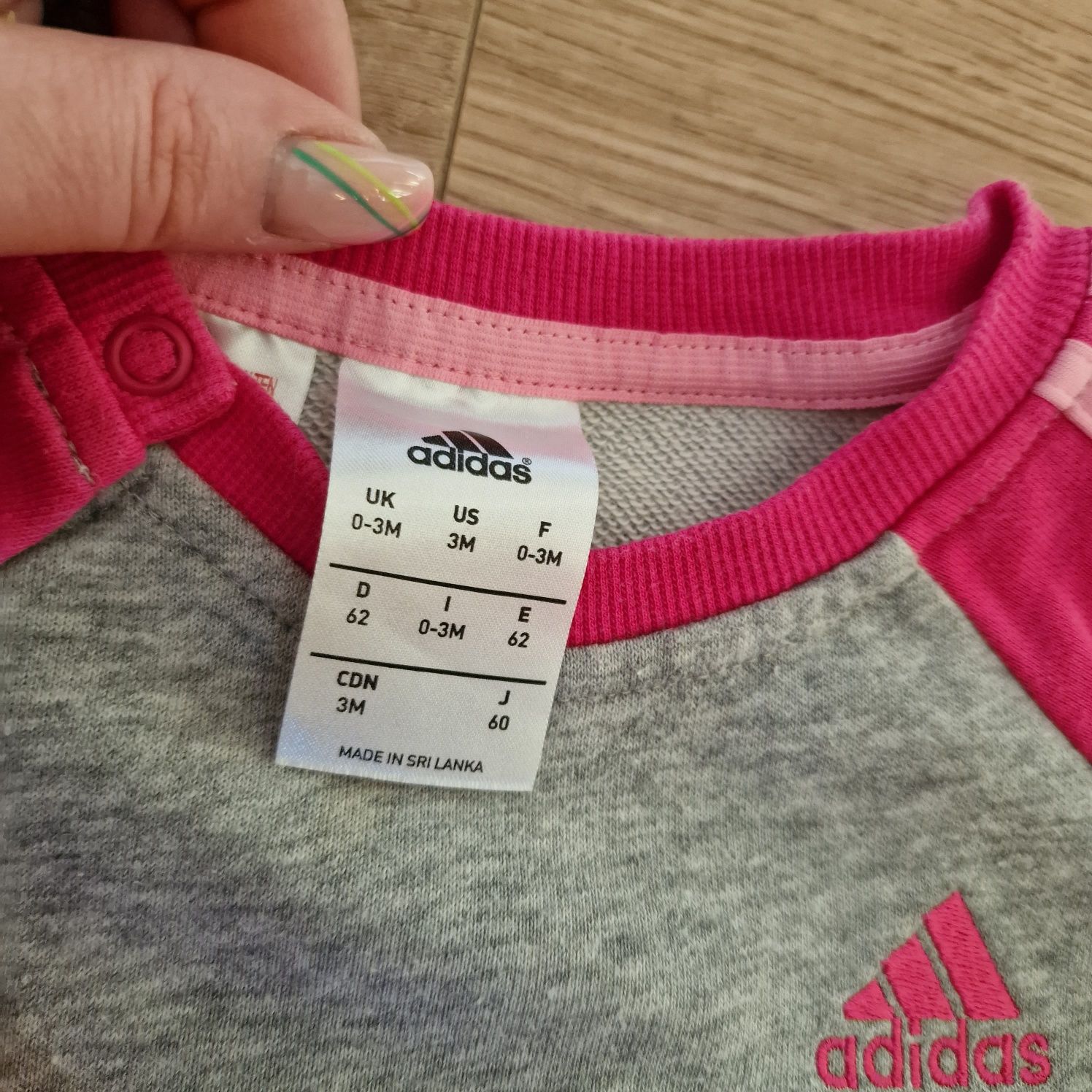 Bluza adidas 62 68 długi rękaw