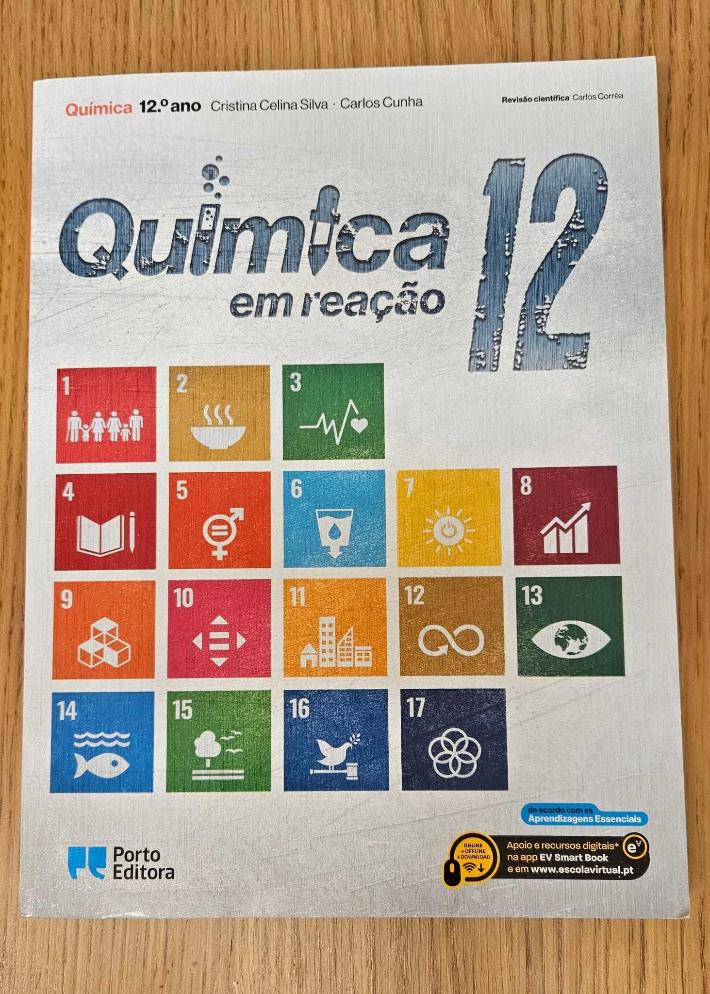 Livro de QUÍMICA 12º ano - Química em reação - NOVO