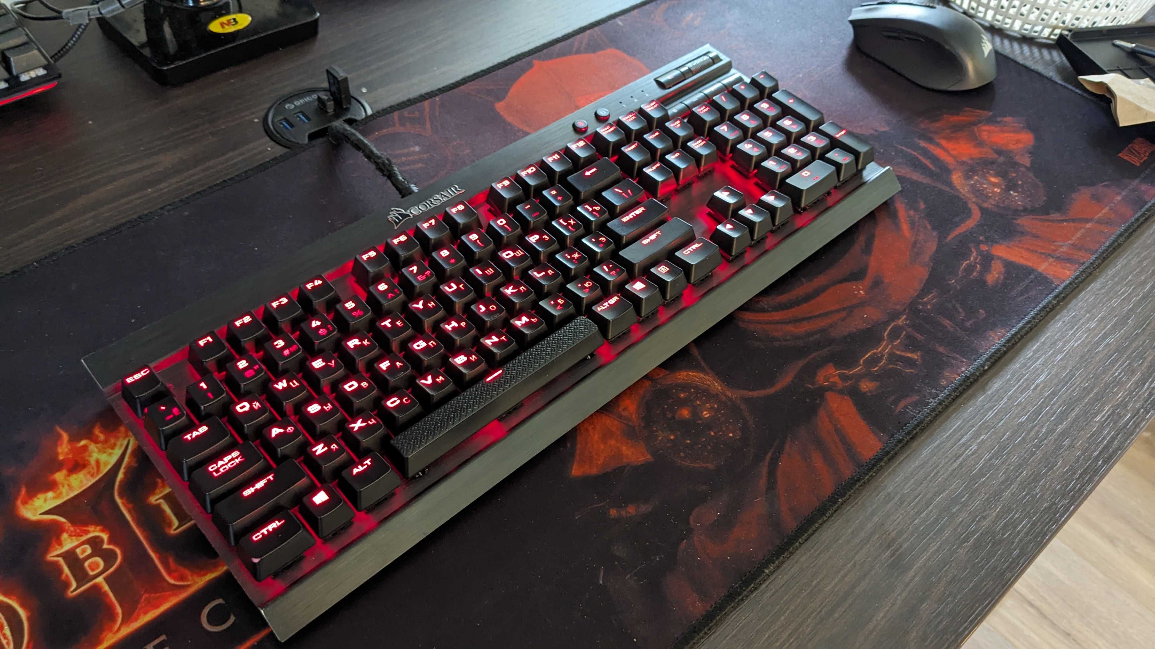 Klawiatura Corsair K70 LUX (Cherry MX Red)