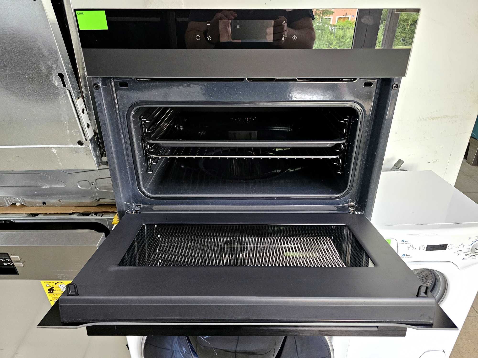 Piekarnik z mikrofalą AEG COMBIQUICK seria 8000 | gw12mcy | czarny mat
