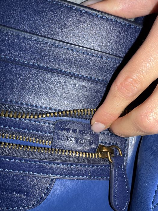 Сумка Celine темно синього кольору