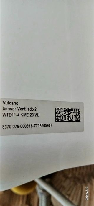 Esquentador Vulcano gas natural como novo