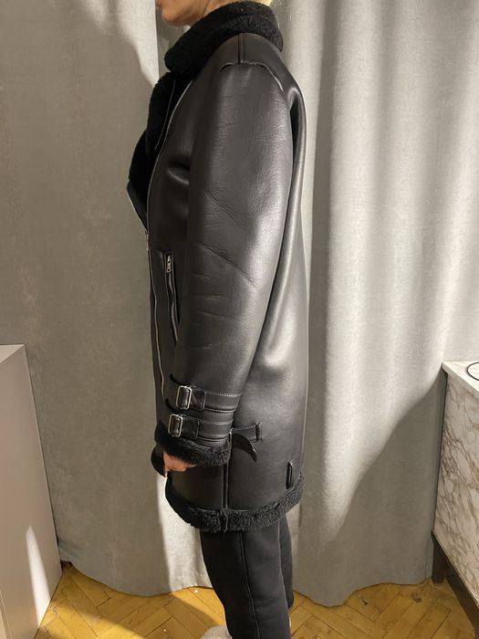 Дублянка Авіатор оверсайз еко-шкіра