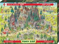 Puzzle Heye 1000 peças "Funky Zoo - Transylvanian Habitat" Degano