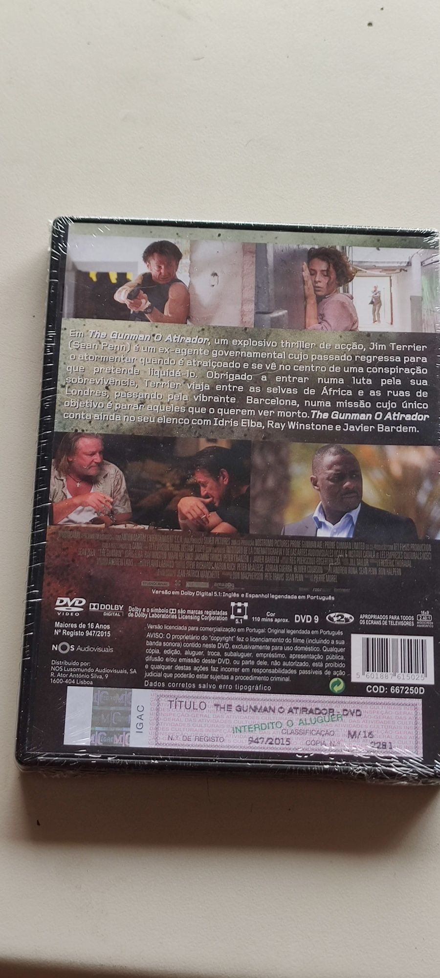 Filme "The Guman - O atirador" em DVD