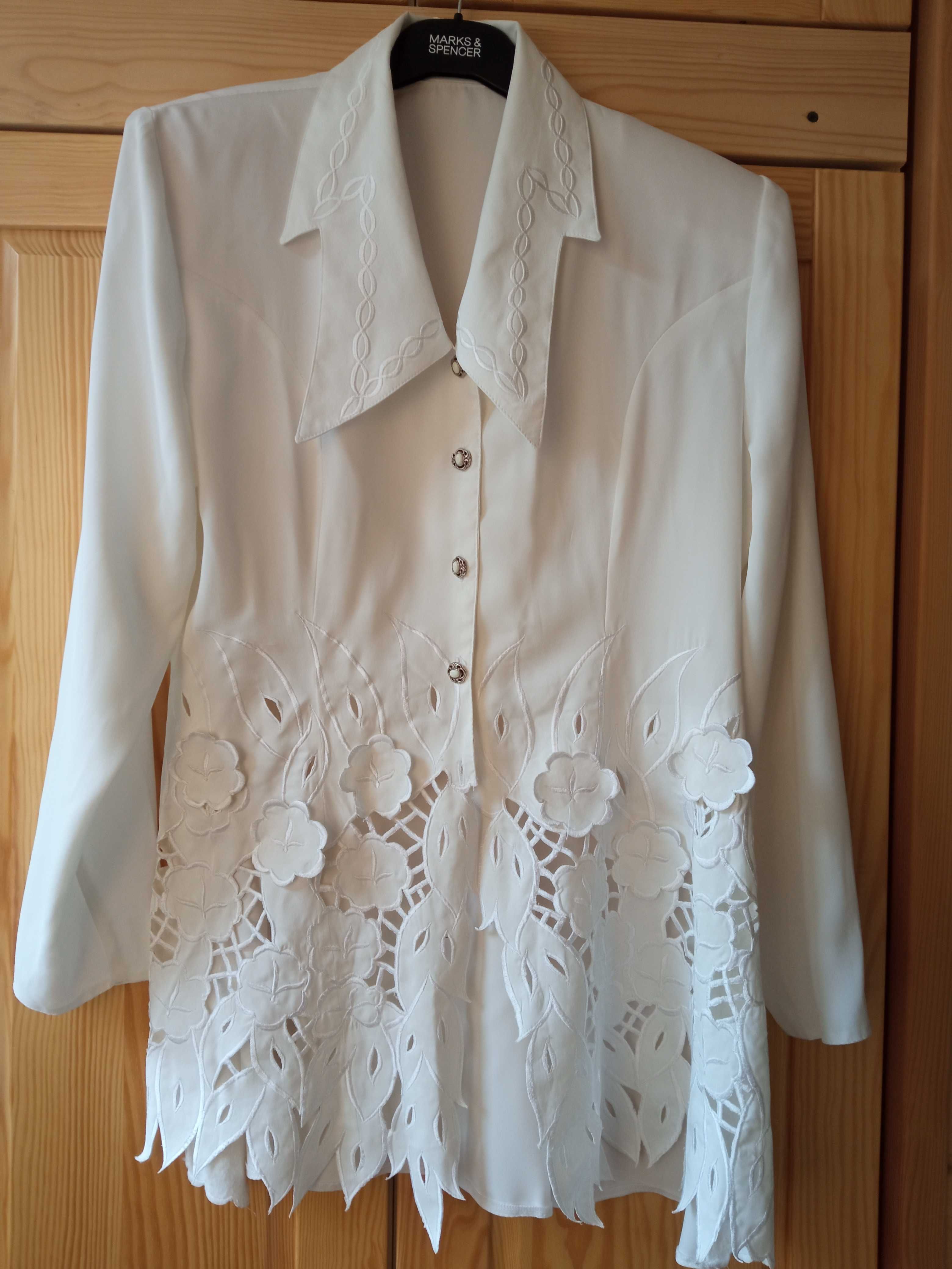 Блуза блузка шелковая с вышивкой ришелье