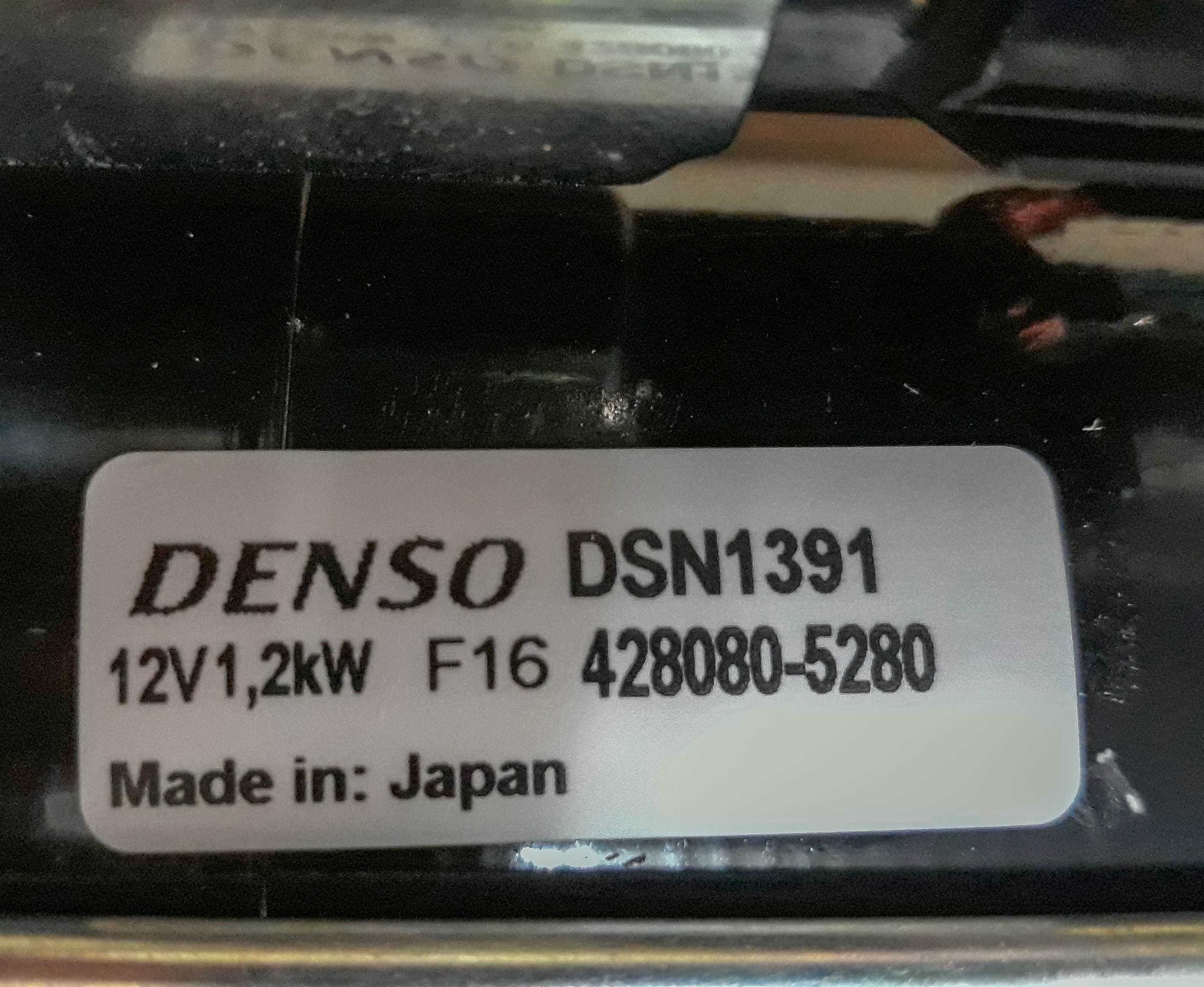 Motor de arranque-Honda Civic 1.8 Aut. DENSO DSN1391 NOVO