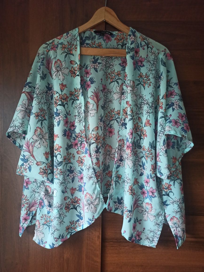 Narzutka tally weijl 40 L s m xl w kwiaty kwiecista