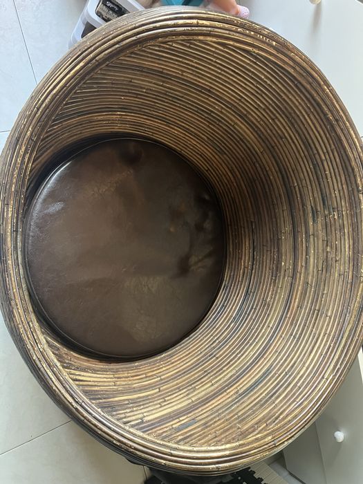 Vendo poltrona de bamboo como nova