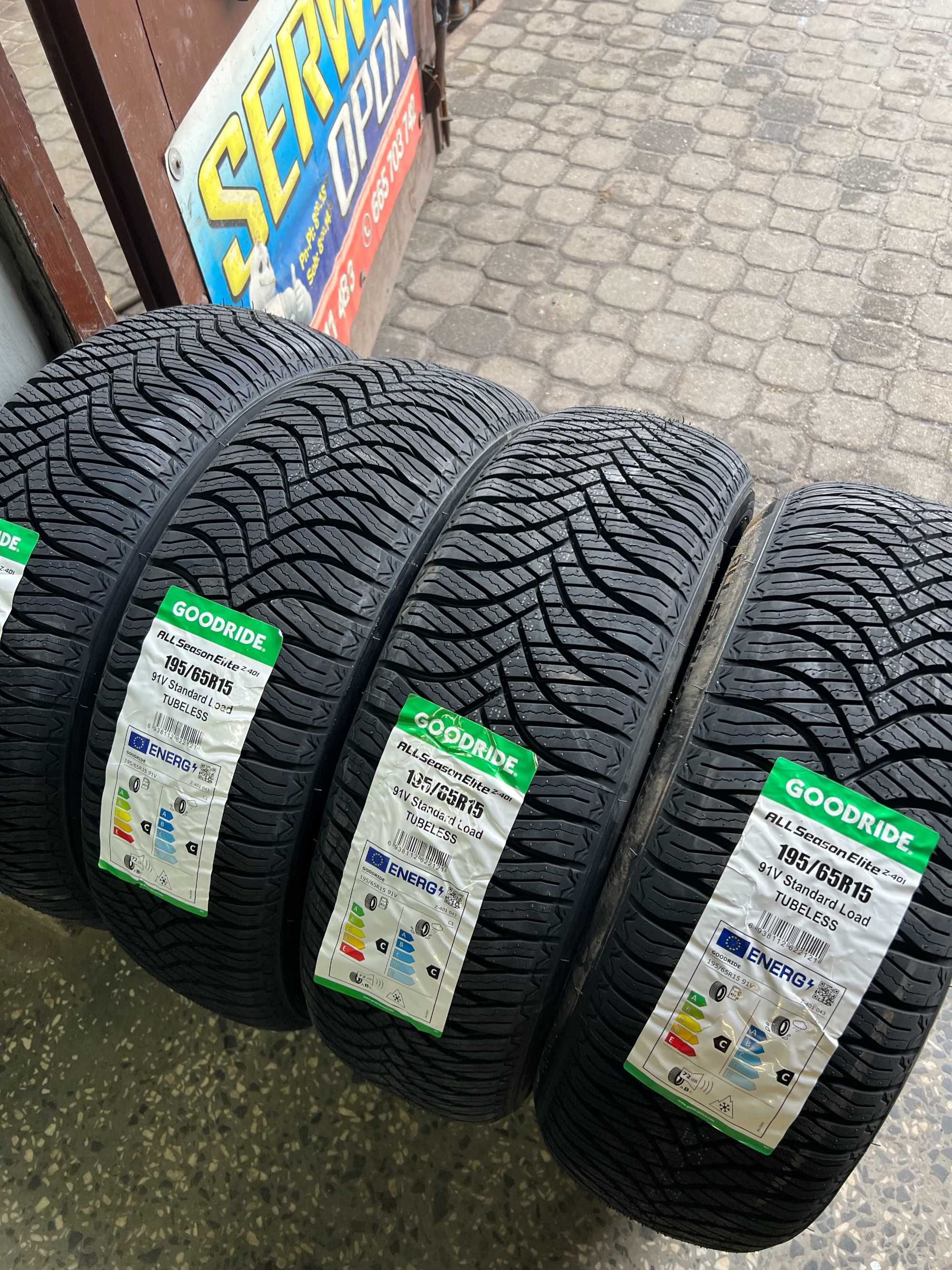 195/65r15 goodride nowe opony całoroczne 2023r montaz w cenie