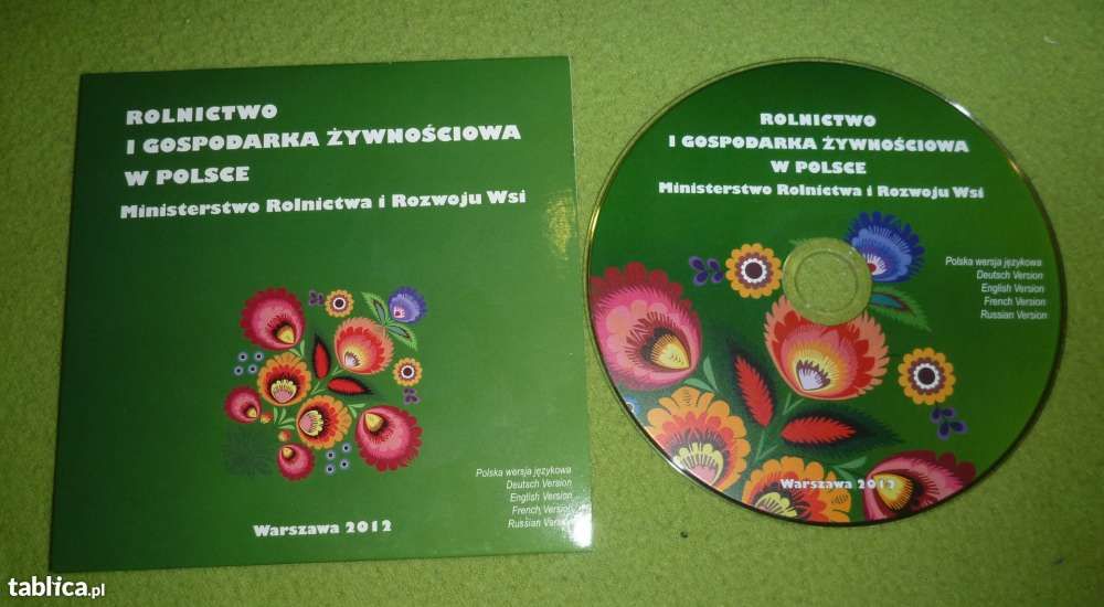 Rolnictwo i gospodarka żywnościowa w Polsce - płyta CD